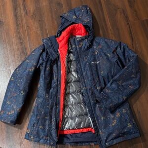 Columbia omni Dark Blue ski jacket
